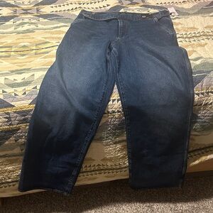 Express wide leg high rise jeans